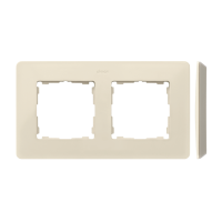 Ramka podwójna, Detail ORIGINAL-mono, krem / podstawa krem 8200620-031 Simon 82 Detail | 8200620-031 Kontakt Simon