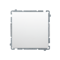 Przycisk pojedynczy zwierny bez piktogramu 10AX, szybkozłącza, biały BMP1.01/11 Simon Basic | BMP1.01/11 Kontakt Simon