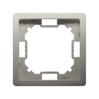 Ramka pojedyncza uniwersalna stal satynowa BMR1/29 Simon Basic | BMR1/29 Kontakt Simon