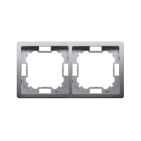 Ramka podwójna uniwersalna stal stal inox BMR2/21 Simon Basic | BMR2/21 Kontakt Simon