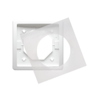 Ramka pojedyncza do wersji bryzgoszczelnej IP44 z uszczelką, biały, Simon Basic Standard | BMR1B/11 Kontakt Simon