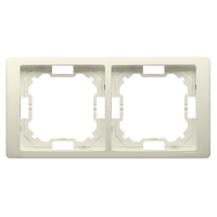 Ramka podwójna uniwersalna beżowa BMRC2/12 Simon Basic Neos | BMRC2/12 Kontakt Simon
