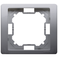 Ramka pojedyncza uniwersalna stal stal inox BMRC1/21 Simon Basic Neos | BMRC1/21 Kontakt Simon