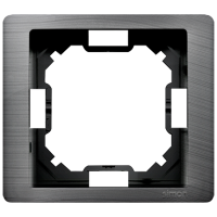 Ramka pojedyncza uniwersalna tytanowa BMRC1/052 Simon Basic Neos | BMRC1/052 Kontakt Simon