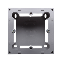 Puszka n/t płytka (31mm) pojedyncza, stal inox MPN1/21 | MPN1/21 Kontakt Simon