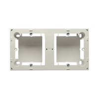Puszka n/t płytka (31mm) podwójna, beż MPN2/12 | MPN2/12 Kontakt Simon