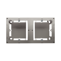 Puszka n/t płytka (31mm) podwójna, satynowy MPN2/29 | MPN2/29 Kontakt Simon