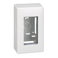 Obudowa n/t S500 1-modułowa, 2x K45, kompletna, czysta biel 51000001-030 Simon Connect | 51000001-030 Kontakt Simon