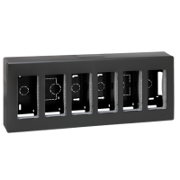 Obudowa n/t S500 6-modułowa, 12x K45, kompletna, szary grafit 51000006-038 Simon Connect | 51000006-038 Kontakt Simon