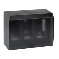 Obudowa n/t S500 z pokrywą 3-modułowa, 6x K45, kompletna, szary grafit 51040003-038 | 51040003-038 Kontakt Simon