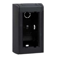 Obudowa n/t 1-modułowa z pokrywami bocznymi, 2x K45, szary grafit Simon Connect | SBC100/14 Kontakt Simon