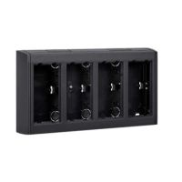 Obudowa n/t 4-modułowa z pokrywami bocznymi, 8x K45, szary grafit Simon Connect | SBC400/14 Kontakt Simon