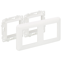 Suport podtynkowy z ramką 2xK45, czysta biel KR445/9 Simon Connect | KR445/9 Kontakt Simon