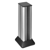 Minikolumna 2-stronna, wys. 451mm, 2x3-modułowa, 12xK45, aluminium ALC323/8/14 Simon Connect | ALC323/8/14 Kontakt Simon