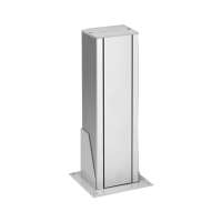 Minikolumna 1-stronna, wys.315mm 70x60mm, 6xK45, aluminium ALK116/8 Simon Connect | ALK116/8 Kontakt Simon