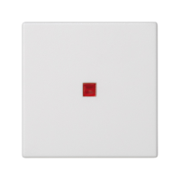 Klawisz 45x45 łącznika uniwersalnego z podświetleniem, czysta biel K112/9 Simon Connect | K112/9 Kontakt Simon