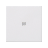 Klawisz 45x45 łącznika zwiernego z podświetleniem, czysta biel K114/9 Simon Connect | K114/9 Kontakt Simon