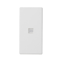 Klawisz 45x22,5 łącznika zwiernego z podświetleniem, czysta biel K113/9 Simon Connect | K113/9 Kontakt Simon