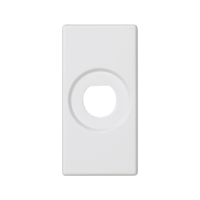 Płytka K45/2 22,5x45mm z otworem Fi 10mm, czysta biel K102/9 Simon Connect | K102/9 Kontakt Simon