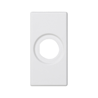 Płytka K45/2 22,5x45mm z otworem Fi 14mm, czysta biel K103/9 Simon Connect | K103/9 Kontakt Simon