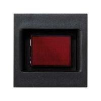 Płytka K45 ze wskaźnikiem zasilania, czarny, Simon Connect | KL05/14 Kontakt Simon