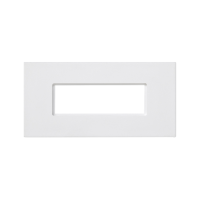 Pokrywa K45 do szybkozłącza 5-polowego 45x90mm (2x K45), czysta biel K18W5/9 Simon Connect | K18W5/9 Kontakt Simon