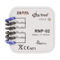 Nadajnik radiowy dopuszkowy czterokanałowy RNP 02 | EXF10000036 Zamel