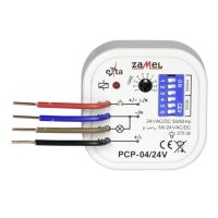 Przekaźnik czasowy 24V AC/DC typ: PCP-04/24V | EXT10000089 Zamel