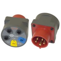 Adapter 5-pin do miernika AGT-16A gniazda bananowe | WAADAAGT16P Sonel