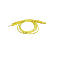 Przewód do miernika zakończony wtykami bananowymi, żółty (1,2m) | WAPRZ1X2YECC Sonel