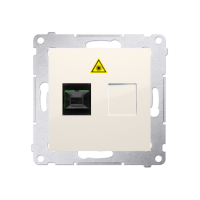 Gniazdo światłowodowe / optyczne pojedyncze SC/APC (moduł), kremowy DGS1.01/41 Simon 54 | DGS1.01/41 Kontakt Simon