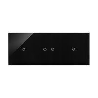 Panel dotykowy S54, 3 moduły, 1 pole dotyk.+2 pola dotyk. poziom+1 pole dotyk., zastygła lawa | DSTR3121/73 Kontakt Simon