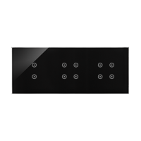 Panel dotykowy S54, 3 moduły, 2 pola dotyk. pion+4 pola dotyk.+4 pola dotyk., zastygła lawa | DSTR3344/73 Kontakt Simon