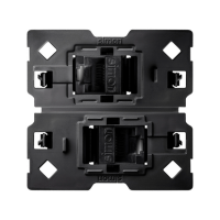 Gniazdo komputerowe 2x RJ45 kategoria 6 (mechanizm, bez ramki montażowej) Simon 100 | 10002544-039 Kontakt Simon