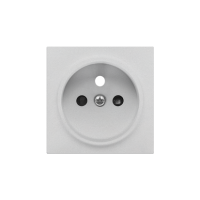 Pokrywa gniazda wtyczkowego pojedynczego do: SGZ1CM, SGZ1M, Aluminium mat Simon 55 | TGZ1ZP/143 Kontakt Simon