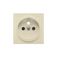 Pokrywa gniazda wtyczkowego pojedynczego do: SGZ1CM, SGZ1M, Szampański mat Simon 55 | TGZ1ZP/144 Kontakt Simon