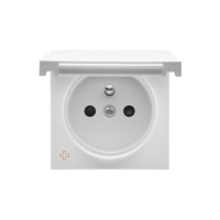 Pokrywa gniazda wtyczk pojedynczego z kl kolor pokrywy do SGZ1CM, SGZ1M Antybakt. Biały mat Simon 55 | TGZ1BUZP/AB111 Kontakt Simon