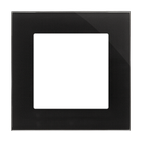 Ramka 1-krotna Nature, Szkło classic czarne Simon 55 | TRN1/182 Kontakt Simon