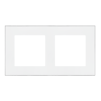 Ramka 2-krotna DUO, Biała, podstawa chrom Simon 55 | TRD2.163/111 Kontakt Simon