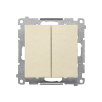 Przycisk poczwórny (moduł) 10 AXm, 250 V~, szybkozłącza, Szampański mat Simon 55 | TP4.01/144 Kontakt Simon