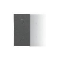 Klawisz połówkowy lewostronny z piktogramem „+/-” do prod. elektronicznych, Grafitowy mat Simon 55 | TKE24/116 Kontakt Simon