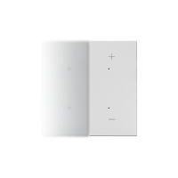 Klawisz połówkowy prawostronny z piktogramem „+/-” do prod. elektronicznych, Jasnoszary mat Simon 55 | TKE25/114 Kontakt Simon