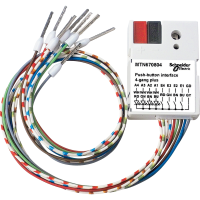 Interfejs przycisku KNX 4-krotny biały, Merten | MTN670804 Schneider Electric