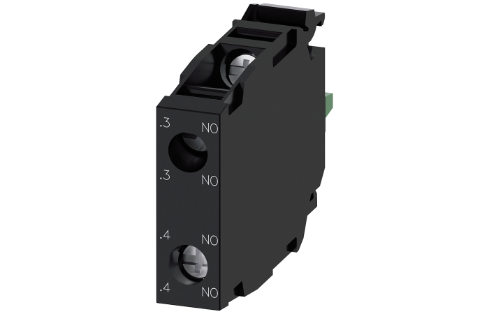 Blok styków 2NO przyłącze śrubowe do montażu tablicowego, SIRIUS ACT | 3SU1400-1AA10-1DA0 Siemens