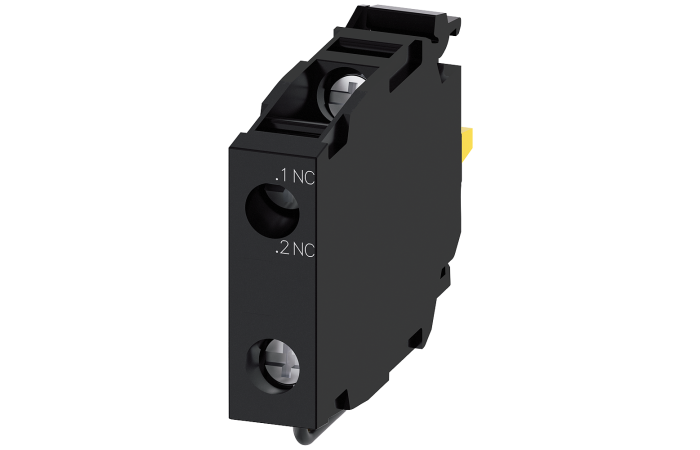 Blok styków 1NC Monitorowany Przyłącze śrubowe Do montażu tablicowego, SIRIUS ACT | 3SU1400-1AA10-1HA0 Siemens