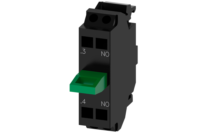 Blok styków 1NO Przyłącze sprężynowe Do montażu w obudowie Zamawiane po 5 sztuk | 3SU1400-2AA10-3BA0 Siemens