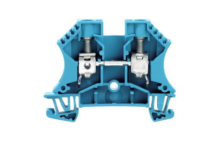Złączka szynowa przelotowa, WDU 10 BL, śrubowa, niebieska | 1020380000 Weidmuller