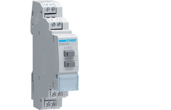 Zegar cyfrowy wielofunkcyjny z Bluetooth, 10A, 1-krotny | EGN100 Hager