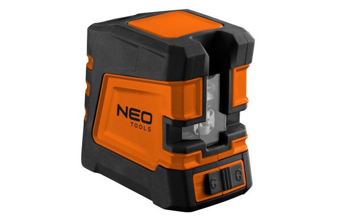 Laser krzyżowy 20m, zielony, linia pozioma, pionowa i krzyżowa, uchwyt magnetyczny, etui | 75-107 NEO TOOLS