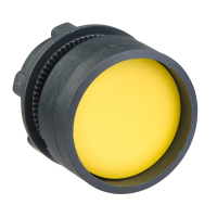 Przycisk Harmony XB5 wklęsły fi22 żółty samopowrotny okrągły plastikowy (pakowane po 100 sztuk) | ZB5AA56TQ Schneider Electric
